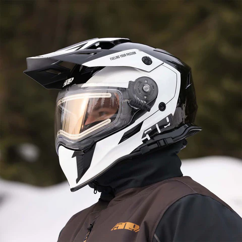 snowmobile helmet.,